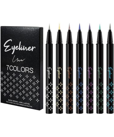  Fravsiu eyeliner kit glitter eyeliner eyeliner pencil glitter eyeliner makeup kit eyeliner for special events waterproof glitter eyeliner versatile shades for eyeliner - Buy Online on GoSupps.com