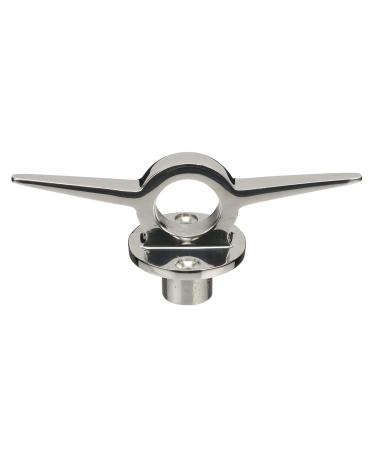 Seachoice 316 Stainless Steel Lifting Ring w/Cleat, 6 in. Long, 1-1/8 in. Diameter Eye, Chrome