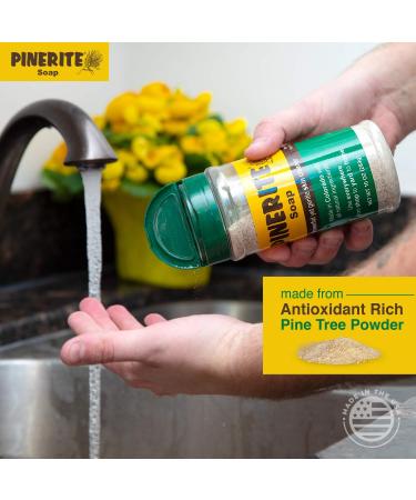 Pinerite Natural Heavy Duty Hand Soap 10 oz. Eco-Friendly 2 Pack - Soft Pine Powder, Gentle on Skin - Buy Online on GoSupps.com