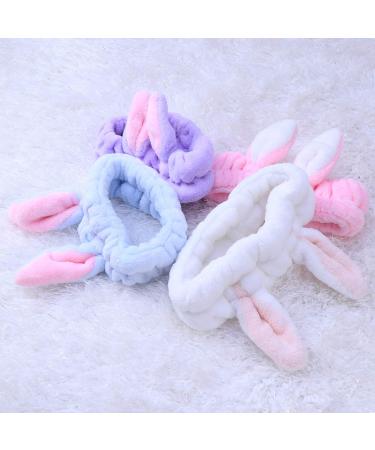 Beaupretty Bunny Ears Headband for Girls & Women - Dark Pink Makeup Hairband & Headdress - Buy Online on GoSupps.com