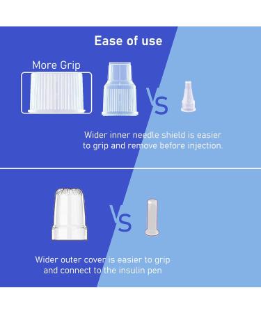 4mm 32G Micro-Click Universal Insulin Pen Needles 4mm (100 Count) - For Ozempic Saxenda Insulin and Other Medications - Buy Online on GoSupps.com