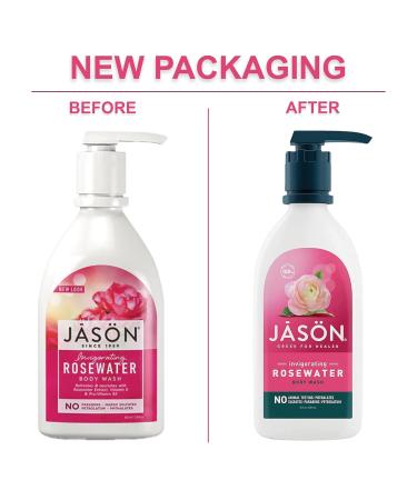 JASON Natural Body Wash & Shower Gel Invigorating Rosewater 30 Oz & Maximum Strength Skin Oil Vitamin E 45 000 IU 2 Oz - Buy Online on GoSupps.com