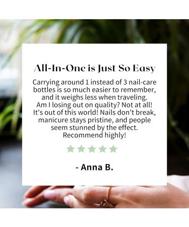 NATURABLOOM 3-In-1 Nail Strengthener & Growth Polish - Professional Vegan Top Coat - Buy Online on GoSupps.com