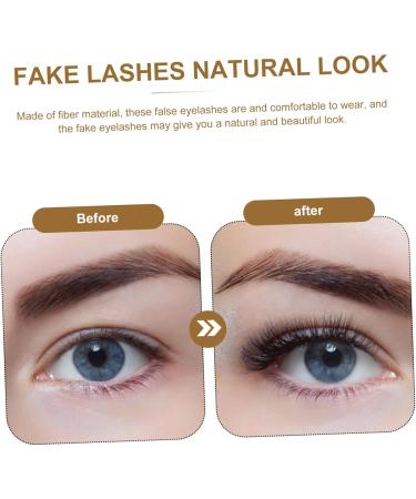 FRCOLOR 5 Pairs Short False Eyelashes Manga False Eyelashes Magnetic Makeup False Lashes 3d Penne Manual 1 count (Pack of 1) Black 3 - Buy Online on GoSupps.com
