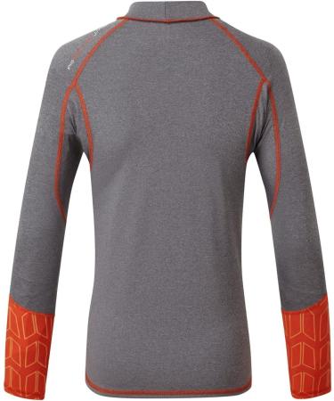 Gill Junior Kids Long Sleeve Pro Rash Guard Vest - Grey Melange, Medium | 50+ UV Sun Protection for Water Sports - Buy Online on GoSupps.com