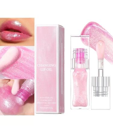 Conversion Lip Oil, Conversion Color Changing Lip Oil, Conversion Lip Stain, Hot Changing Moisturizing and Plumping Lip Oil (1pc)