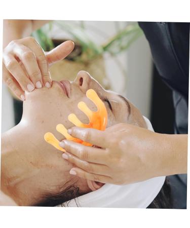 2 Pi ces Peigne m ridien grattoir cheveux gratte-t te massage de la t te peigne gua sha pour le cuir chevelu stimulateur du cuir chevelu Masseur de cou r sine Coffee - Buy Online on GoSupps.com