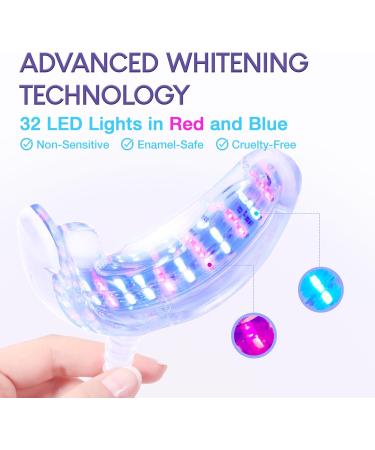VieBeauti Deluxe Teeth Whitening Kit - Enamel-Safe LED Light & Gel Pen for Sensitive Teeth - Professional Stain Removal - Buy Online on GoSupps.com