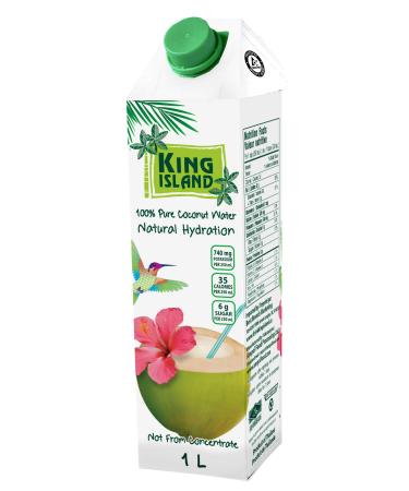 1 liter coconut water 100% coconut water 100% natural coconut juice coconut water vegan Thailand