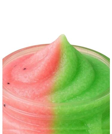 By Saydi Exfoliating Sugar Scrub - Fruit Scented Exfoliating Body Scrub - Moisturizing Natural Face and Body Polish with Essential Oils - Gentle for Sensitive Skin - Watermelon 8oz