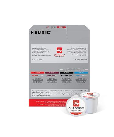 illy Classico Medium Roast 100% Arabica Bean K Cup Pods - 32 Count Pack - Buy Online on GoSupps.com