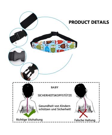 Adjustable Child Seat Headband | Head Protection for Baby Car Seats | Secure Fastening Strap for Prams & Car Seats - Buy Online on GoSupps.com