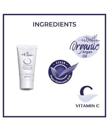Collagen Intense Cream | Anti-Aging Moisturizer for Youthful Skin | Firming & Tightening Facial Treatment 1.69fl. Oz - Buy Online on GoSupps.com