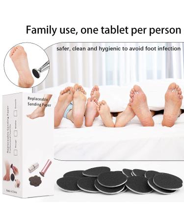 Rolybag 25mm Foot Sandpaper Discs | 240 Grit Fine | 100pcs Boxed | Replacement Pads for Electric Manicure Pedicure - Buy Online on GoSupps.com
