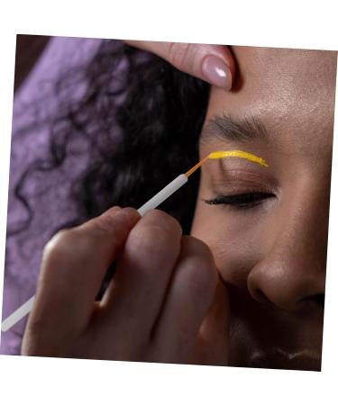 Baluue 200 Pcs Disposable Eyeliner Brush Liquid Eye Liner Beauty Tools Detail Liner Brush Nylon White - Buy Online on GoSupps.com