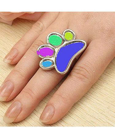 Mini Nail Art Polish Holder - Set of 2 Nail Palette Finger Rings - Buy Online on GoSupps.com