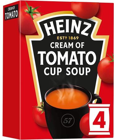 Heinz Cream of Tomato Cup Soup 6 x 88g (24 Sachets) - Buy Online on GoSupps.com