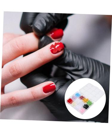 FRCOLOR 1 Box Nail Art Accessories Done Varnish Nail Jewellery Nail Art Pendant for Women Nail Pendant for Acrylic Nails Nail Pendant Small Manicure Box Tie 3D Resin 1.10X1.00X0.30CM As Shown - Buy Online on GoSupps.com