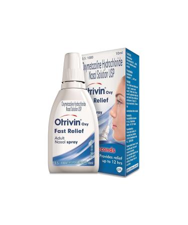 6 x Otrivin Adult Nasal Spray Clears Blocked Noses Fast Long Lasting Moisturizing- Pack of 6 - Shipping