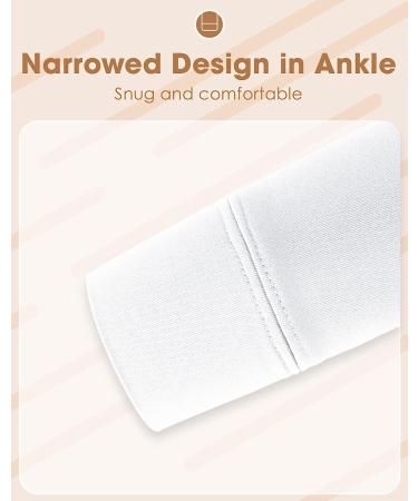 Mancyfit Women's Thermal Fleece-Lined Leggings - White, Size Small - Buy Online on GoSupps.com