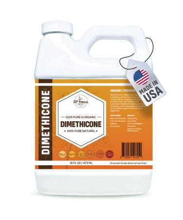 33rd Parallel | DIMETHICONE Oil (16 oz) 100% Pure, Cosmetic Grade | Widely Used in Moisturizers, Lotions, Primers, Foundations, Hair Products, Sunscreen, Wound Care | 16 Ounces