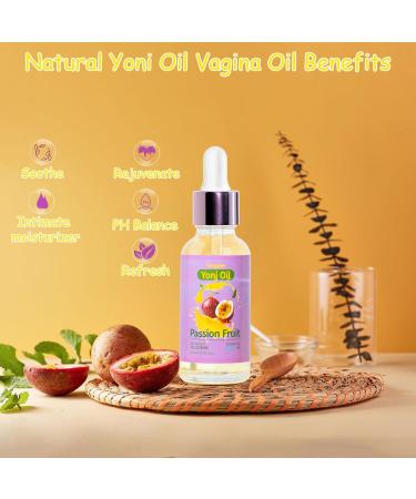 Yoni Wash & Yoni Oil Set - Feminine Vaginal Cleanser for PH Balance | Passion Fruit Scent | 5.07 fl. oz & 1 fl. oz - Buy Online on GoSupps.com