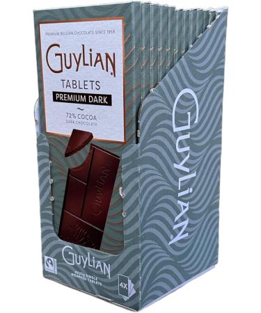 Guylian Dark 72% Cocoa Tablet 100g (Pack of 12) - Buy Online on GoSupps.com