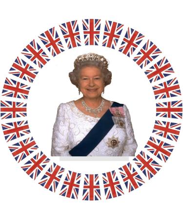 Holly Cupcakes 24 Celebration Queens Jubilee Wafer Cake Toppers - Buy Online on GoSupps.com