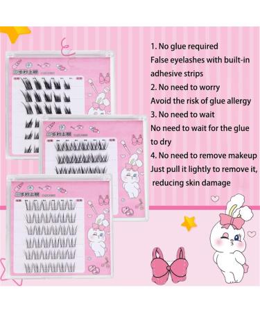 Dorolab Lashes Dorolab Dorolab Eyelashes Dorolab Self Adhesive Eyelashes No Glue Needed Dorolab Lashes for Eyelash Extensions (#A 2 SET) - Buy Online on GoSupps.com