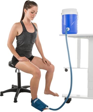 Aircast Cryo/Cuff Cold Therapy - Large Foot Cryo/Cuff with Gravity-Fed Cooler | International Shipping Available - Buy Online on GoSupps.com