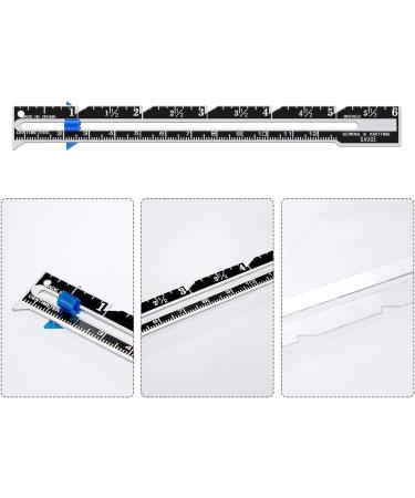 Stainless Steel Sliding Gauge Sewing Measuring Tool for Quilting, Knitting, and Crafting - Beginner's Essential - Buy Online on GoSupps.com