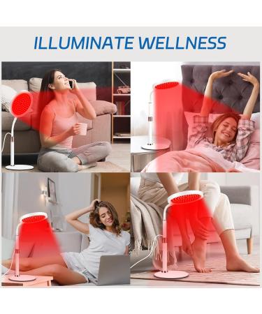 Shyineyou Red Light Lamp 660 & 850 & 940 Infrared Light Lamp Upgraded 100LEDs 3-in-1 Chips Red Light Lamp for Home/Office Use Large - Buy Online on GoSupps.com