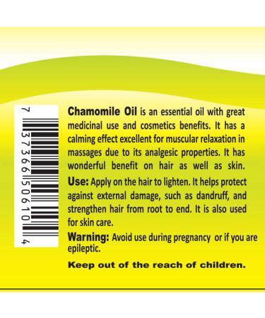 ELP Chamomile Oil Aceite de Manzanilla 4 oz - Buy Online on GoSupps.com