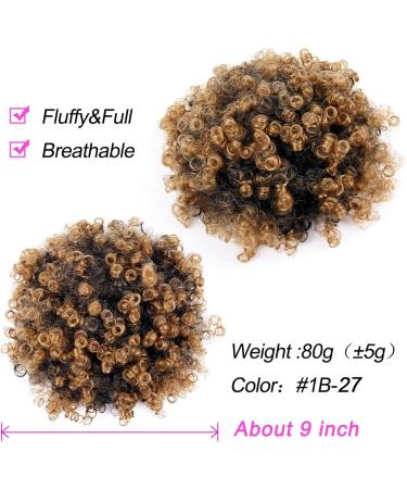 Hair Bun Hairpiece for Women Afro Puff kinky Curly Drawstring Ponytail Extension for Women Synthetic Short Afro Curly Bun Hair Extension Clip In Hair Buns Ponytail Hairpieces Hair Chignons(Blue) - Buy Online on GoSupps.com