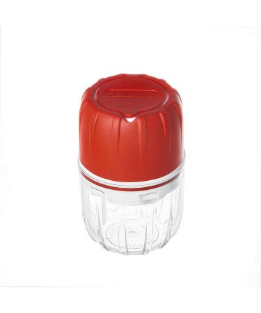 Buy Pill Crusher & Grinder for Small or Large Pills - Red Medicine Pulverizer with Storage Cup | International Shipping Available - Buy Online on GoSupps.com