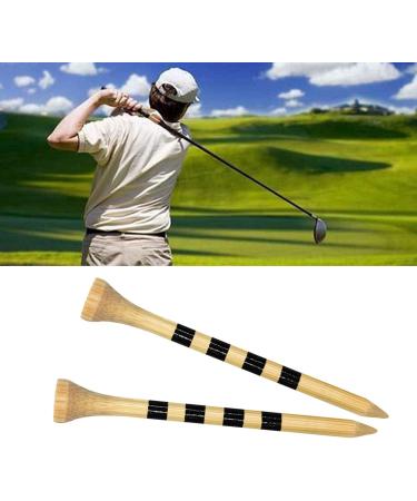 Zivisk Wooden Golf Tees 3-1/4" 2-3/4" 2-1/8" 1-1/2" Available 100 Count Bamboo Tee Golf (Natural Color White Black Green Blue Red Pink) 2 3/4 inch Natural Color - Buy Online on GoSupps.com