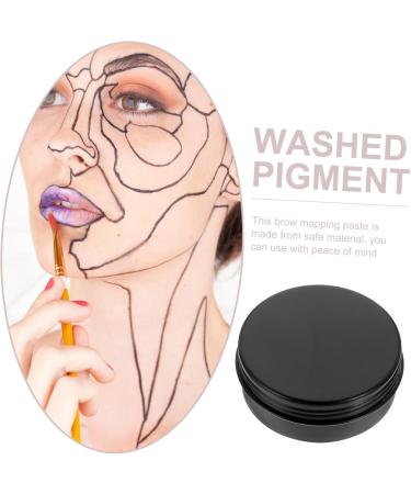 Didiseaon Eyebrow Makeup Drawing Paste Brow Mapping Paste Black Can Painting Brow Cream Miss Washable 5x5cm As Shown - Buy Online on GoSupps.com