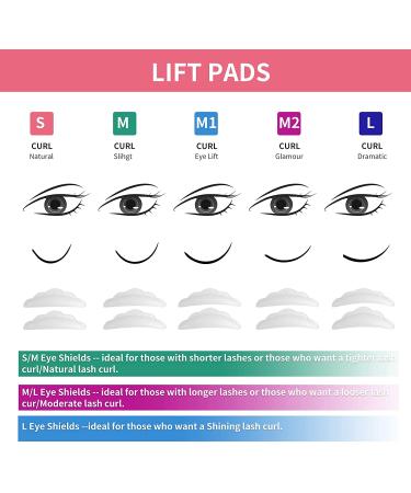 10 PCS Size M Lash Lift Curlers - Silicone Eye Protectors for Perfect Curls | International Shipping - Buy Online on GoSupps.com