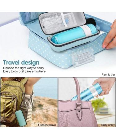 KouRy Cordless Waterproof Dental Flosser | Portable USB Rechargeable Oral Irrigator for Travel & Home | IPX7 Teeth Cleaner for Braces - Buy Online on GoSupps.com