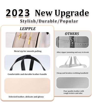 Clear Travel Toiletries Bag | Portable Waterproof PVC Makeup Bag for Women Girls | 2 Zippered Sections | Black Apricot - Buy Online on GoSupps.com