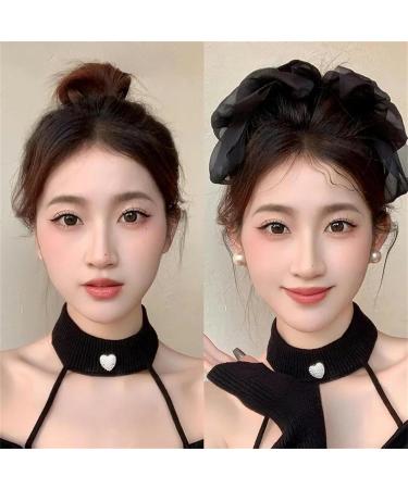 Hair clips Claw Clips 1 Pc Sweet Mesh Thin Gauze Big Bow Hair Claw Clip Women'S Bow Spring Clip Headwear Accessories-A(B) - Buy Online on GoSupps.com