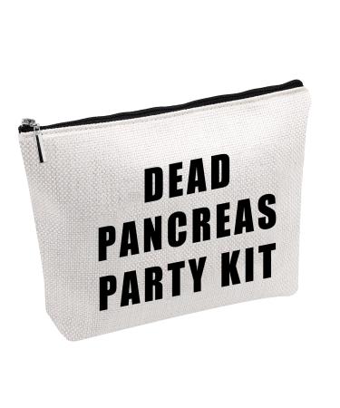Dead Pancreas Party Kit Bag Diabetes Diabetic Supply Case Funny Diabetic Bag Gift (Dead Pancreas Party Kit) - Buy Online on GoSupps.com