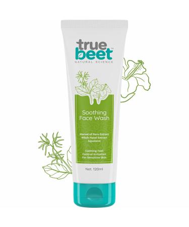 Soothing face wash for Fresh and Calm Feel Reduce Irritation on Sensitive Skin with Marvel of Peru & Witch Hazel Extracts For Men Women (120 ML)