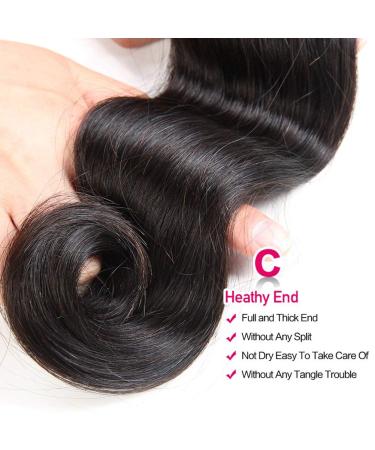 Beauty Princess Brazilian Body Wave 3 Bundles 16 18 20inch 9A Human Hair Weave Natural Color - Buy Online on GoSupps.com