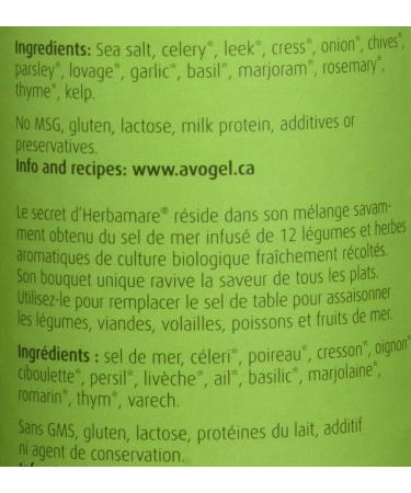 ?????? r H e r b am a r e Seasoned Sea Salt. O r g an ic (1 7 6 o z) - Buy Online on GoSupps.com