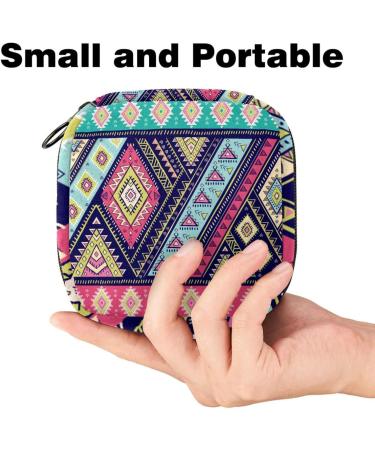 Shop Portable Women's Binding-Up Bags | Menstrual Cup & Pad Bags | Vintage Ethnic Boho Patterns for Teens - Buy Online on GoSupps.com