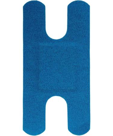 300 Blue Metal Detectable Adhesive Knuckle Bandages - Latex Free breathable non-stick pad for First Aid & Wound Care - Ideal for Food Service - Pack of 300 - Buy Online on GoSupps.com