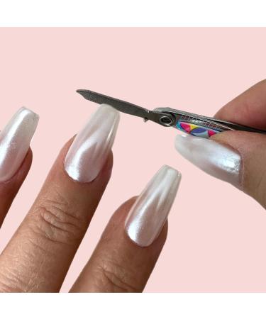 6 ALAZCO Precision Mini Stainless Steel Nail Clippers with Swiveling Nail File Nailcare Sharp Fingernail Clipper Classic Retro Style - Buy Online on GoSupps.com