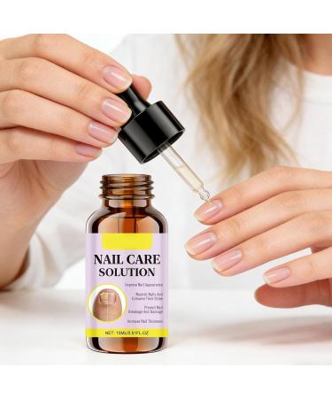 Nail care solution nourishing thickening solution 15 ml nail strengthening drops hand and foot care nourishing formula for women men teenagers athletes - Buy Online on GoSupps.com