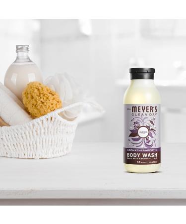 Mrs. Meyer's Lavender Body Wash 16 oz - Pack of 3 | Biodegradable Shower Gel with Essential Oils for Women and Men - Buy Online on GoSupps.com